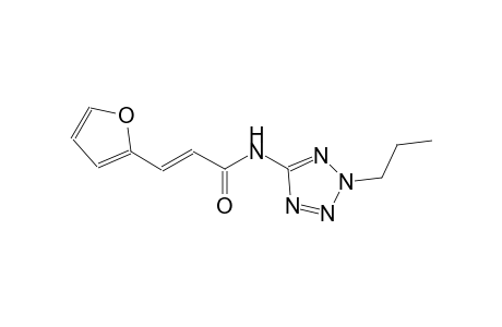 (2E)-3-(2-furyl)-N-(2-propyl-2H-tetraazol-5-yl)-2-propenamide