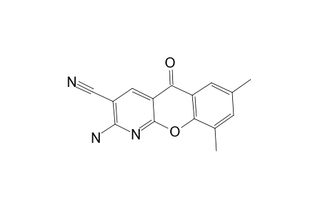 2-Amino-7,9-dimethyl-5-oxo-5H-[1]benzopyrano[2,3-b]pyridine-3-carbonitrile