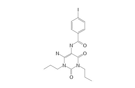 6-AMINO-1,3-DIPROPYL-5-(4-IODOPHENYL)-CARBOXAMIDOURACIL