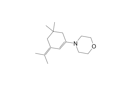 Morpholine, 4-[5,5-dimethyl-3-(1-methylethylidene)-1-cyclohexen-1-yl]-