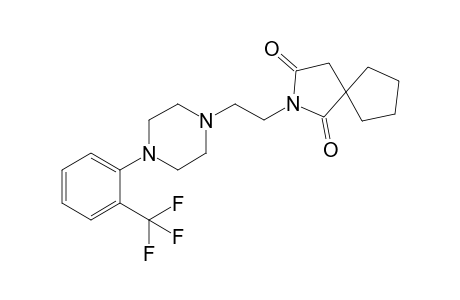 N-[(4-(2-trifluoromethylphenyl)piperazin-1-yl)-ethyl]-2-azaspiro[4.4]nonane-