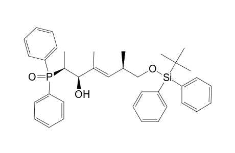 (3E,2R,5S *,6S *)-2,4-Dimethyl-1-(tert-butyldiphenylsilyioxy)-6-diphenylphosphineoxido-3-hepten-5-ol