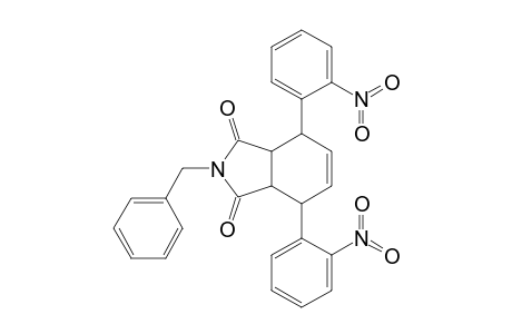 1H-Isoindole-1,3(2H)-dione, 3a,4,7,7a-tetrahydro-4,7-bis(2-nitrophenyl)-2-(phenylmethyl)-