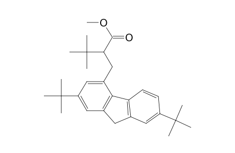Methyl 2-t-butyl-3-(2',7'-di-t-butylfluoren-4'-yl)propanoate