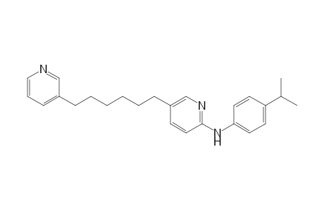 2-Pyridinamine, N-[4-(1-methylethyl)phenyl]-5-[6-(3-pyridinyl)hexyl]-
