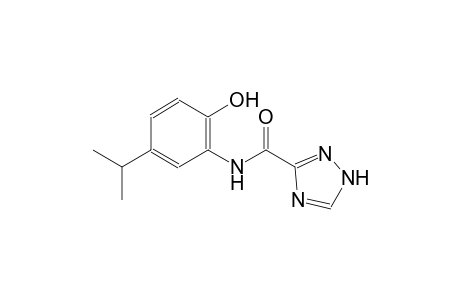 1H-1,2,4-triazole-3-carboxamide, N-[2-hydroxy-5-(1-methylethyl)phenyl]-