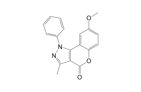 8-METHOXY-3-METHYL-1-PHENYL-1H-CHROMENO-[4,3-C]-PYRAZOL-4-ONE