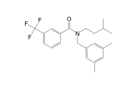 Benzamide, 3-trifluoromethyl-N-(3,5-dimethylbenzyl)-N-(3-methylbutyl)-