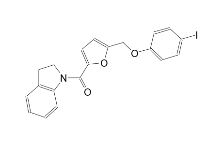 [5-(2,3-dihydro-1H-indol-1-ylcarbonyl)-2-furyl]methyl 4-iodophenyl ether