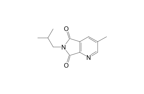 5H-Pyrrolo[3,4-b]pyridine-5,7(6H)-dione, 3-methyl-6-(2-methylpropyl)-