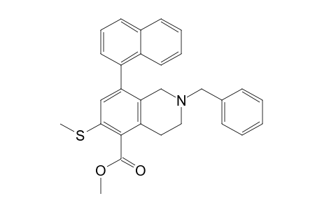 2-benzyl-6-(methylthio)-8-(1-naphthyl)-3,4-dihydro-1H-isoquinoline-5-carboxylic acid methyl ester