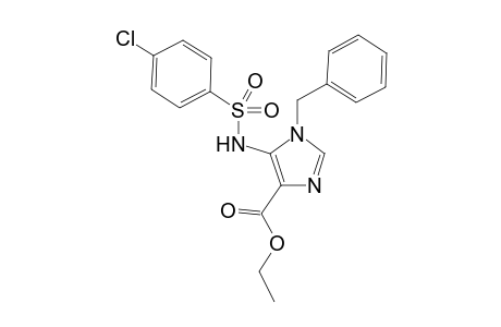 5-(4-Chlorophenylsulfonylamino)-1-phenylmethyl-1H-imidazole-4-carboxylic acid ethylester