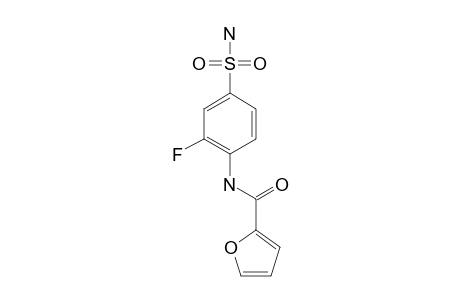 4-(FURAN-2-CARBOXAMIDO)-3-FLUORO-BENZENESULFONAMIDE
