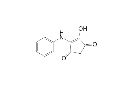 4-Anilino-5-hydroxy-4-cyclopentene-1,3-dione