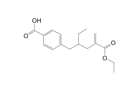 4-(4-(Ethoxycarbonyl)-2-ethylpent-4-en-1-yl)benzoic acid