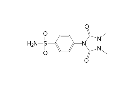 4-(1,2-Dimethyl-3,5-dioxo-1,2,4-triazolidin-4-yl)benzenesulfonamide