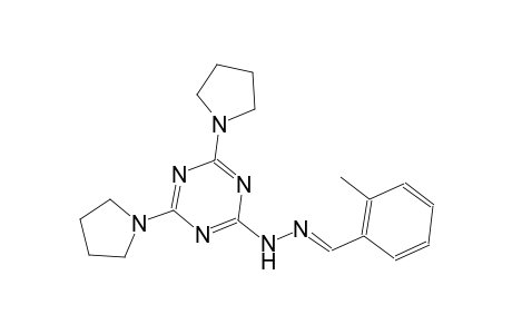 2-methylbenzaldehyde [4,6-di(1-pyrrolidinyl)-1,3,5-triazin-2-yl]hydrazone