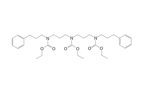 Diethyl N,N-bis{{3-(N'-ethoxycarbonyl)-N-(3"-phenylpropyl)amino]propyl}-carbamate