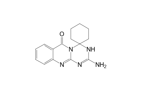 2-Amino-3,4-dihydro-6H-spiro[cyclohexane-[1',4]-[1,3,5]triazino[2,1-b]quinazolin]-6-one