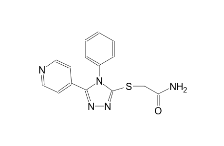 2-{[4-phenyl-5-(4-pyridinyl)-4H-1,2,4-triazol-3-yl]sulfanyl}acetamide