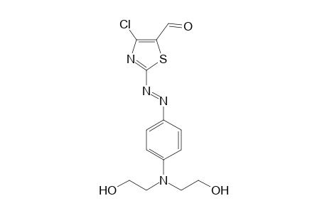 2-{4-[Bis(2-hydroxyethyl)amino]phenylazo}-4-chlorothiazole-5-carbaldehyde
