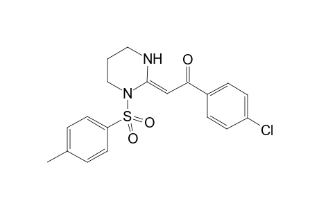 (E)-1-(p-Toluenesulfonyl)-2-(4-chlorobenzoylmethylene)hexahydropyrimidine