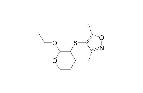 4-(2-Ethoxyoxan-3-yl)sulfanyl-3,5-dimethyl-1,2-oxazole