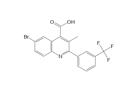 6-BROMO-3-METHYL-2-(alpha,alpha,alpha-TRILFUORO-m-TOLYL)CINCHONINIC ACID