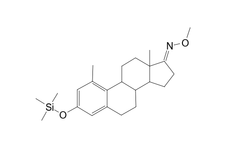 1-Methyl-3-[(trimethylsilyl)oxy]estra-1,3,5(10)-trien-17-one o-methyloxime