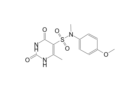 N-(4-methoxyphenyl)-N,6-dimethyl-2,4-dioxo-1,2,3,4-tetrahydro-5-pyrimidinesulfonamide