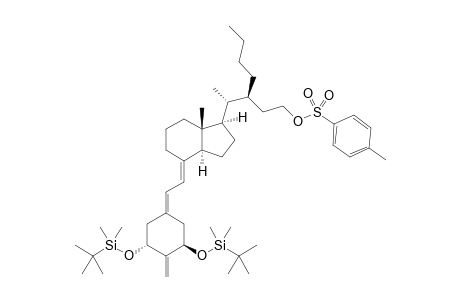 (3S)-3-{1-[(1R,3R,7E,17.beta.)-1,3-bis{[tert-Butyl(dimethyl)silyl]- oxy}-2-methylidene-9,10-secoestra-5,7-dien-17-yl]ethyl}heptyl-4-methylbenzenesulfonate