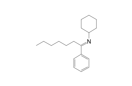 N-(1-PHENYLHEPTYLIDENE)-CYCLOHEXANAMINE