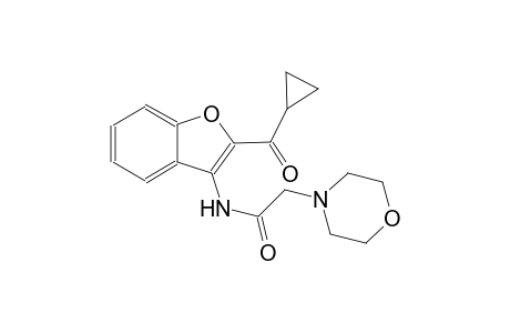 N-[2-(cyclopropylcarbonyl)-1-benzofuran-3-yl]-2-(4-morpholinyl)acetamide