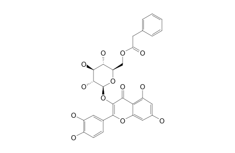 THOTNEOSIDE-B;QUERCETIN-3-O-(6''-O-PHENYLACETYL)-BETA-D-GLUCOPYRANOSIDE