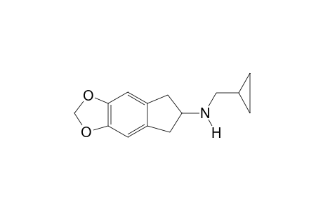 N-Cyclopropylmethyl-6,7-dihydro-5H-cyclopenta[f][1,3]benzodioxol-6-amine