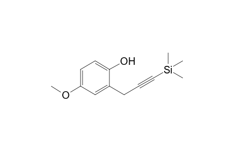 4-Methoxy-2-[3-(trimethylsilyl)prop-2-ynyl]phenol