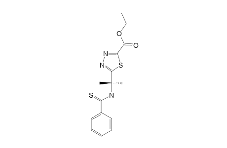 ETHYL-5-[1-METHYL-1-(THIOBENZOYLAMINO)-ETHYL]-1,3,4-THIADIAZOLE-2-CARBOXYLATE