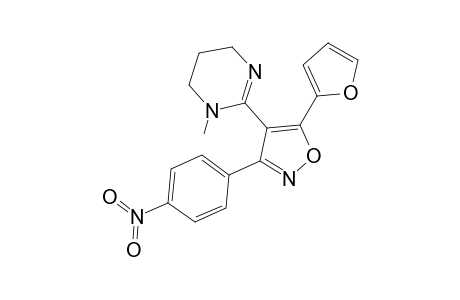 2-[5-Furan-2-yl-3-(4-nitro-phenyl)-isoxazol-4-yl]-1-methyl-1,4,5,6-tetrahydro-pyrimidine