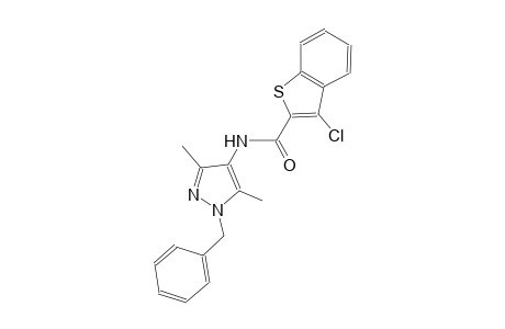 N-(1-benzyl-3,5-dimethyl-1H-pyrazol-4-yl)-3-chloro-1-benzothiophene-2-carboxamide