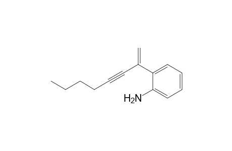 2-(1-Methylenehept-2-ynyl)aniline