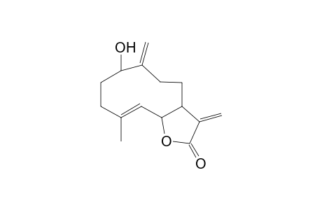 (10E)-10-methyl-3,6-dimethylidene-7-oxidanyl-4,5,7,8,9,11a-hexahydro-3aH-cyclodeca[b]furan-2-one