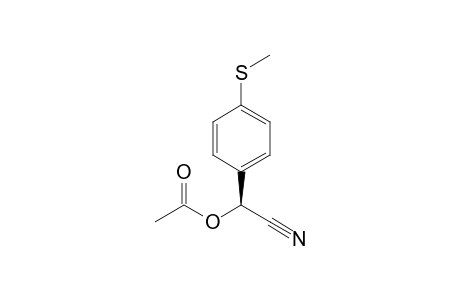 (S)-(+)-Acetoxy-(4-methylsulfanyl-phenyl)-acetonitrile