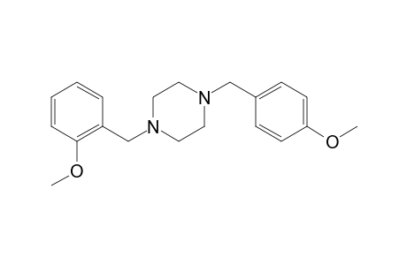 Piperazine, 1-(2-methoxybenzyl)-4-(4-methoxybenzyl)-