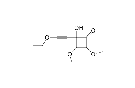 2-Cyclobuten-1-one, 4-(ethoxyethynyl)-4-hydroxy-2,3-dimethoxy-