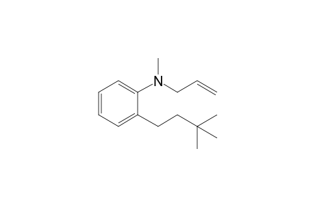 2-(3,3-dimethylbutyl)-N-methyl-N-prop-2-enyl-aniline