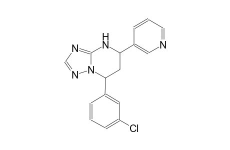 7-(3-chlorophenyl)-5-(3-pyridinyl)-4,5,6,7-tetrahydro[1,2,4]triazolo[1,5-a]pyrimidine