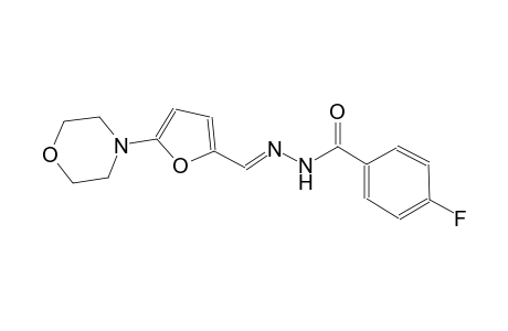 benzoic acid, 4-fluoro-, 2-[(E)-[5-(4-morpholinyl)-2-furanyl]methylidene]hydrazide