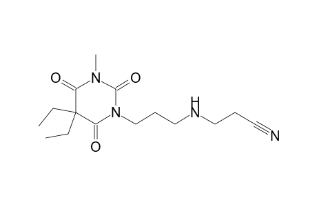Propanenitrile, 3-[[3-(5,5-diethyltetrahydro-3-methyl-2,4,6-trioxo-1(2H)-pyrimidinyl) propyl]amino]-