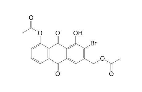 8-Acetoxy-3-acetoxymethyl-2-bromo-1-hydroxyanthraquinone