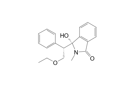 1H-Isoindol-1-one, 3-(2-ethoxy-1-phenylethyl)-2,3-dihydro-3-hydroxy-2-methyl-, (R*,S*)-(.+-.)-